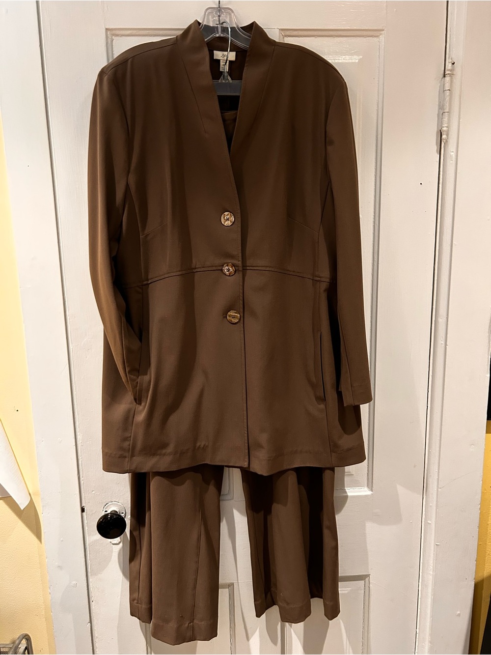 J. Jill Brown Women's Jacket and Pants Set